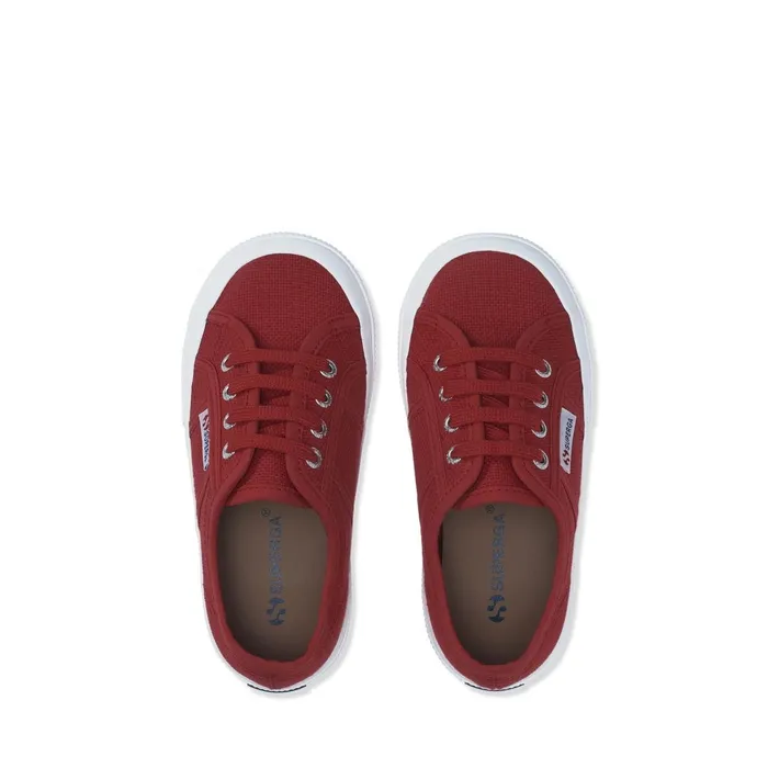 Kids Kid Unisex 2750JCOT CLASSIC Sneaker REDWHITE Superga Low Cut