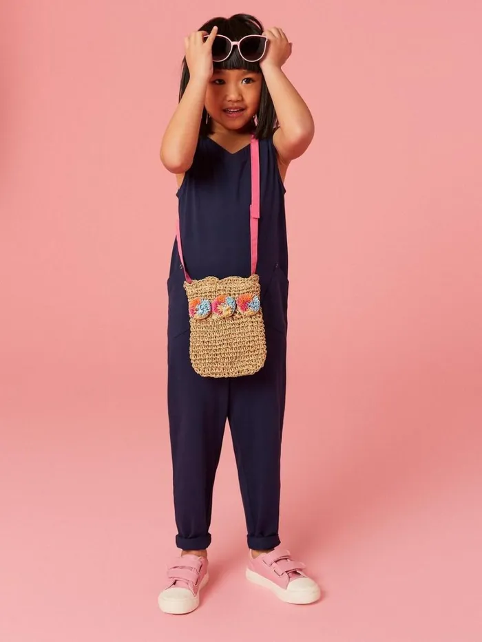 Kids PLAYSUITS White Stuff Mini Me Selina Jumpsuit Dark Navy Kids PLAYSUITS White Stuff Mini Me Selina Jumpsuit Dark Navy