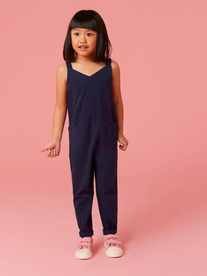 Kids PLAYSUITS White Stuff Mini Me Selina Jumpsuit Dark Navy Kids PLAYSUITS White Stuff Mini Me Selina Jumpsuit Dark Navy