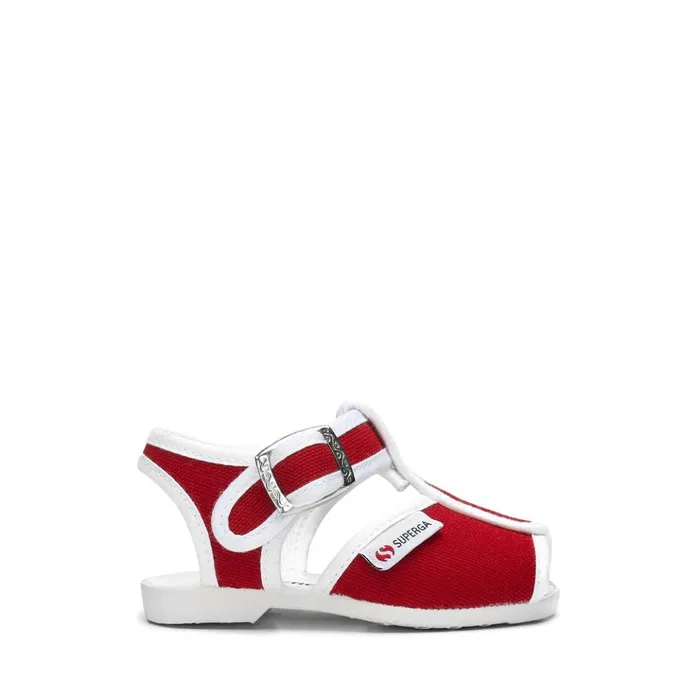 Kids Sandals Kid Unisex 1200COTJ Sandal RED Superga Children