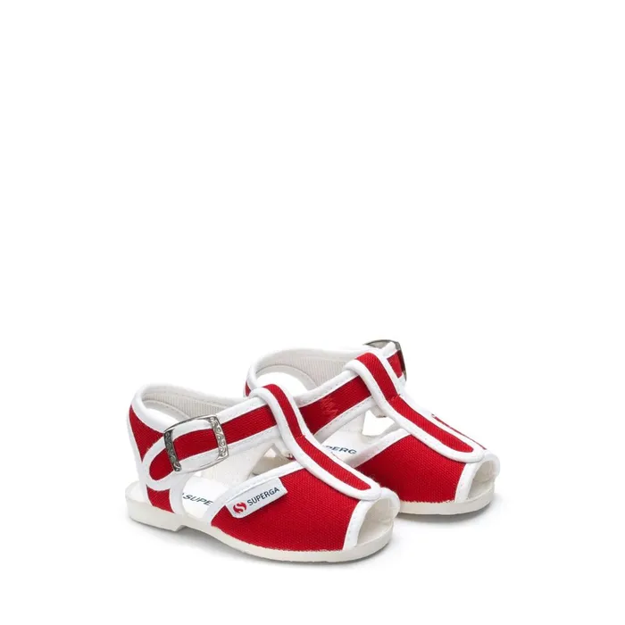 Kids Sandals Kid Unisex 1200COTJ Sandal RED Superga Children
