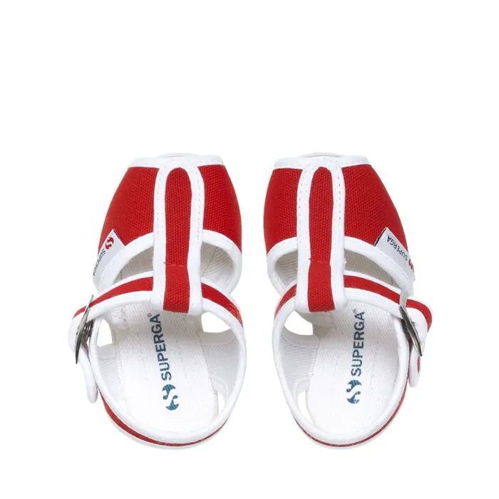 Kids Sandals Kid Unisex 1200COTJ Sandal RED Superga Children