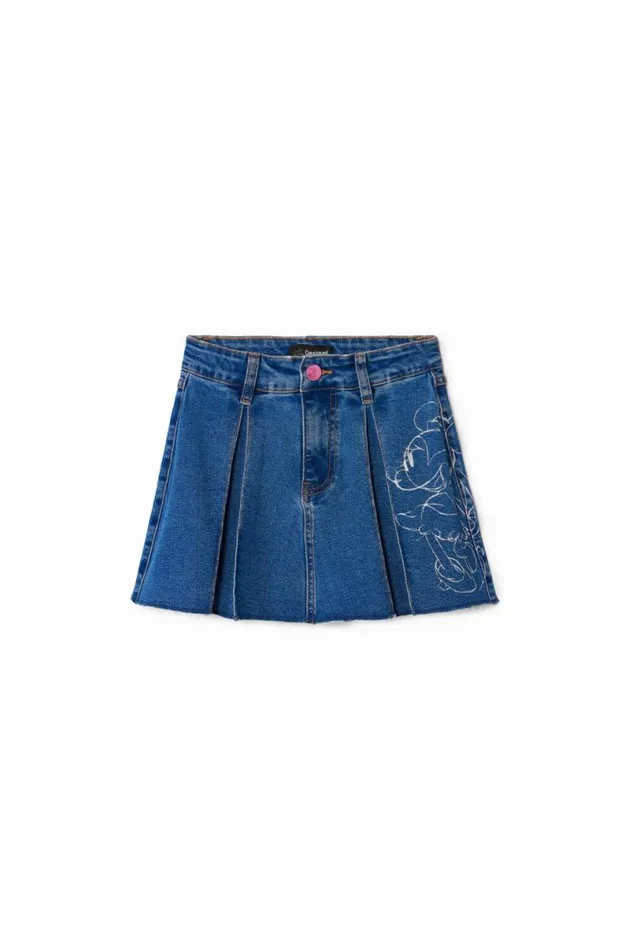 Kids Skirts And Trousers Desigual Minnie Denim Miniskirt