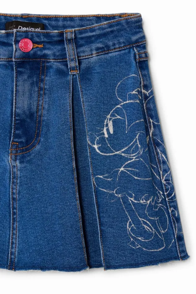 Kids Skirts And Trousers Desigual Minnie Denim Miniskirt