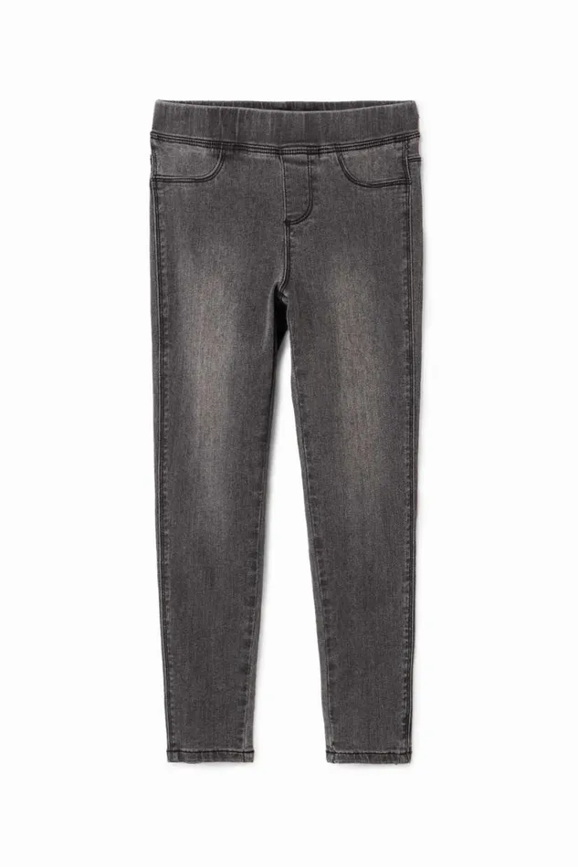 Kids Skirts And Trousers Desigual Stretch Denim Leggings