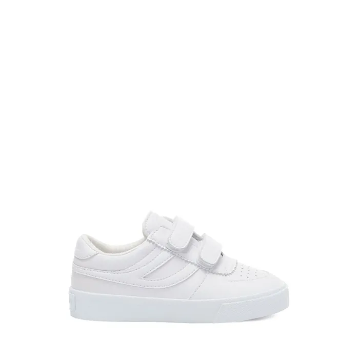 Kids Sneakers Kid Unisex 2846 KIDS SEATTLE STRAPS VEGAN MATERIAL Low Cut TOTAL WHITE Superga Low Cut