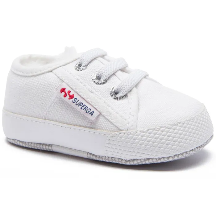 Kids Sneakers Kid Unisex 4006 BABY ECOFUR Low Cut WHITE Superga Newborns