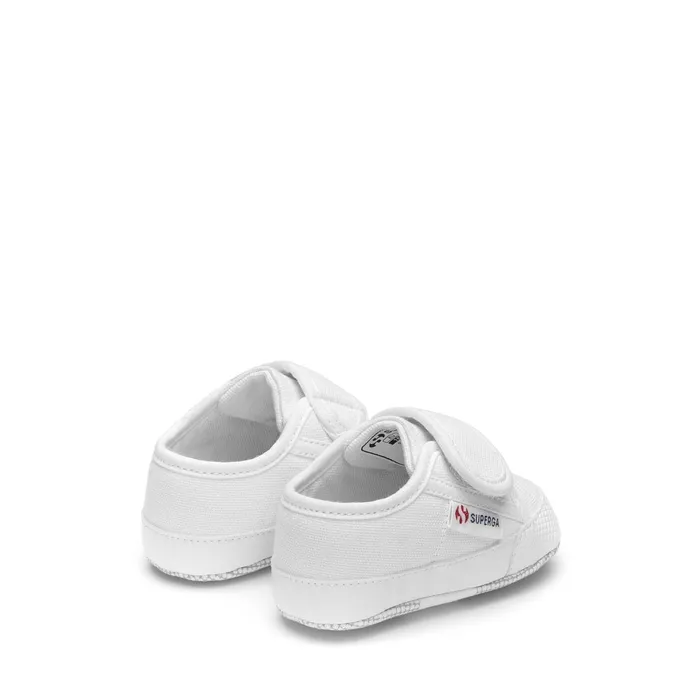 Kids Sneakers Kid Unisex 4006 BABY STRAP Low Cut WHITE Superga Newborns