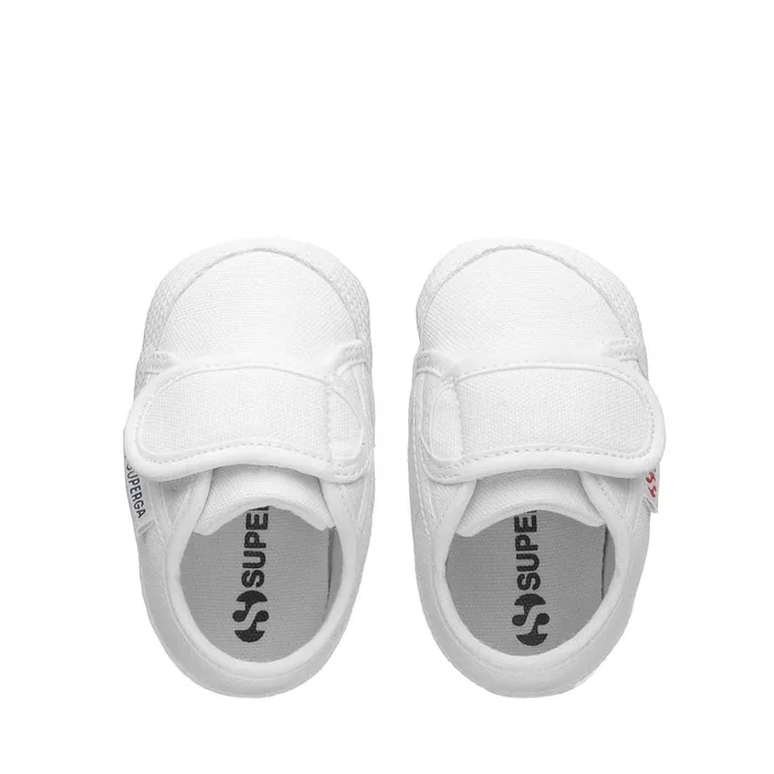 Kids Sneakers Kid Unisex 4006 BABY STRAP Low Cut WHITE Superga Newborns