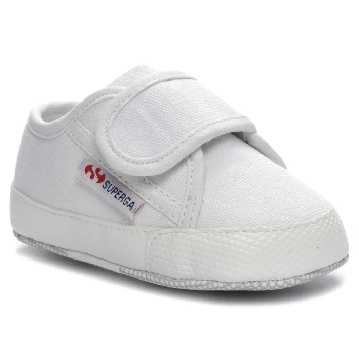 Kids Sneakers Kid Unisex 4006 BABY STRAP Low Cut WHITE Superga Newborns