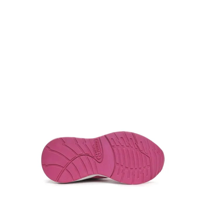 Kids Sneakers Kid Unisex 4073 KIDS TRAINING POLY SUEDE Low Cut PINK VEILEDWHITENEON PINK Superga Low Cut