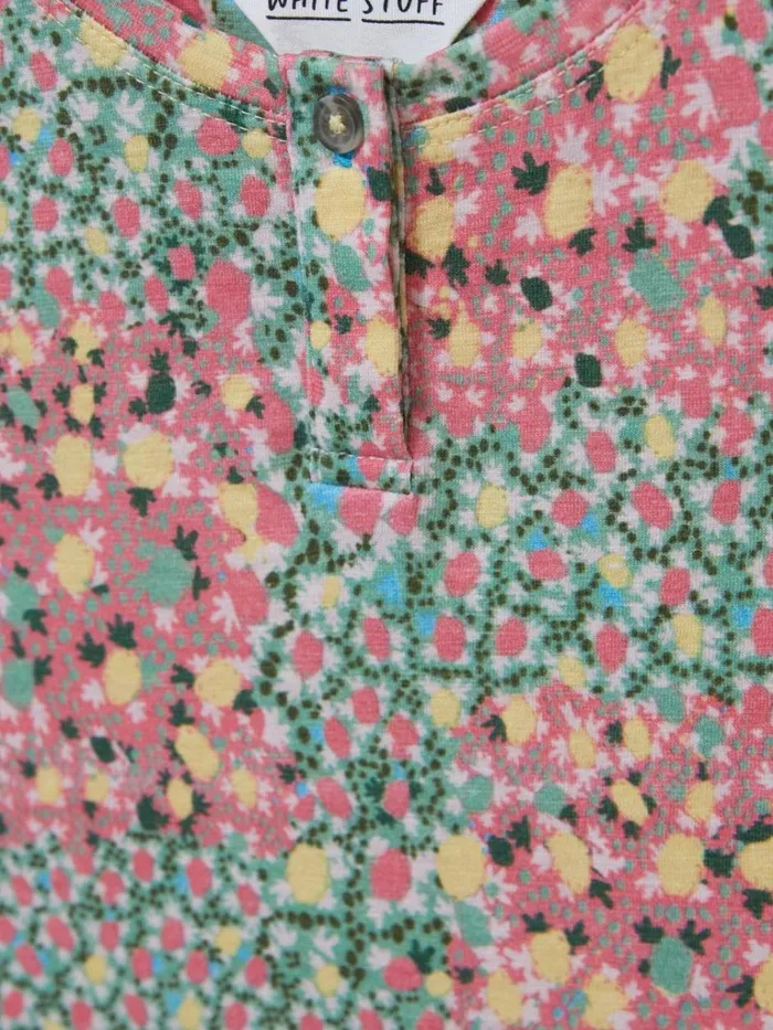 Kids TOPS White Stuff Casey Printed Vest Pink Multi