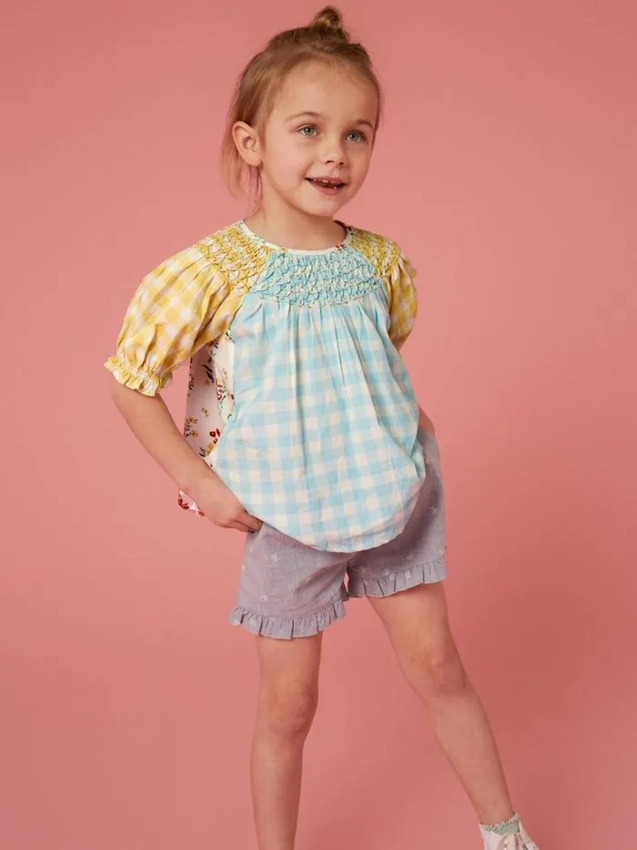Kids TOPS White Stuff Jasmine Top Kids Ivory Multi