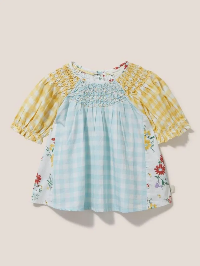 Kids TOPS White Stuff Jasmine Top Kids Ivory Multi Kids TOPS White Stuff Jasmine Top Kids Ivory Multi