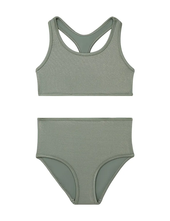 Kids Zimmermann Swimwear Waverly Racer Bikini Mint