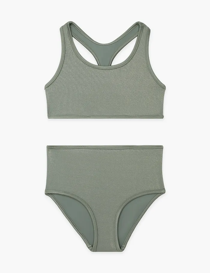 Kids Zimmermann Swimwear Waverly Racer Bikini Mint