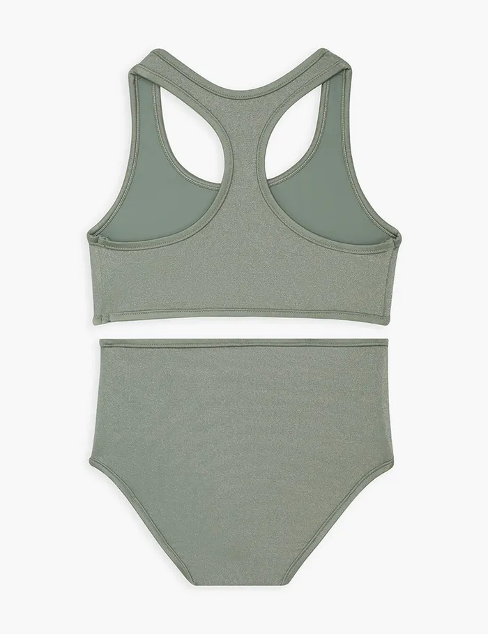 Kids Zimmermann Swimwear Waverly Racer Bikini Mint