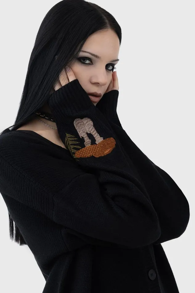 Killstar Basics Women Shroom Cardigan