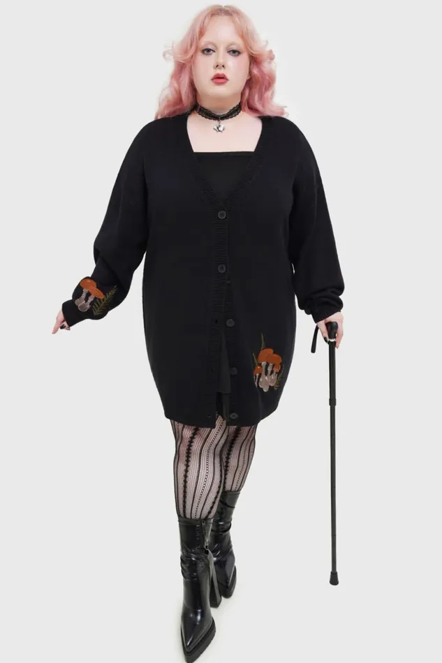 Killstar Basics Women Shroom Cardigan