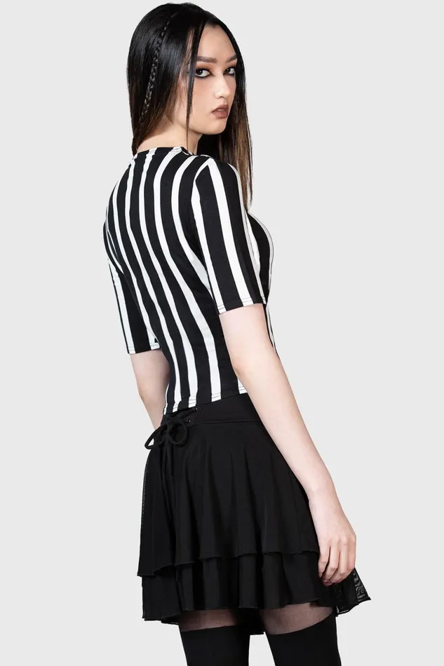 Killstar Basics Women Zowie Crop Top