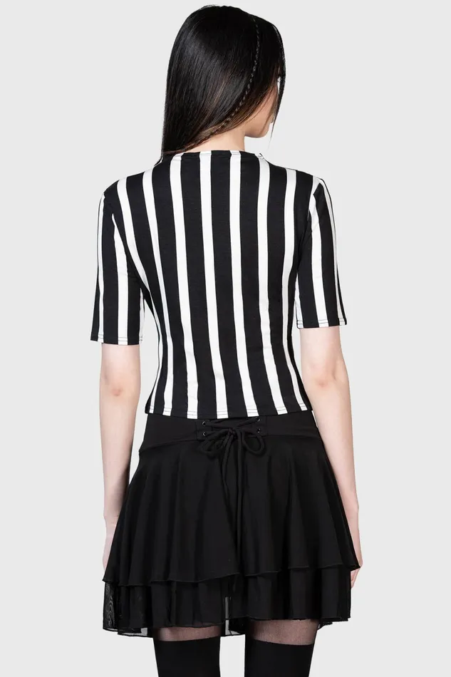 Killstar Basics Women Zowie Crop Top