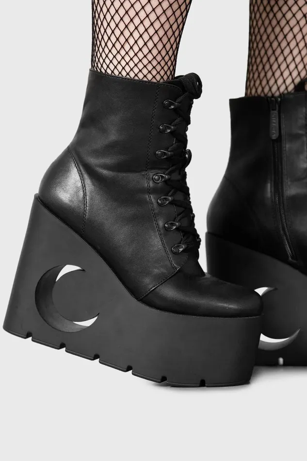 Killstar Boots Women Crescent Boots