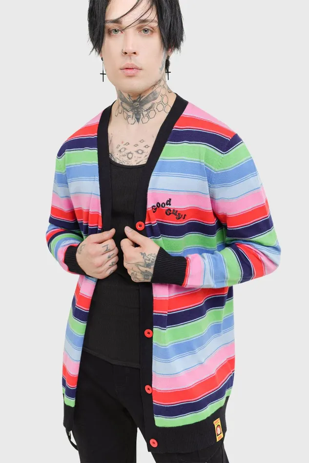 Killstar Cardigans Women Good Guys Finish Last Knit Cardigan