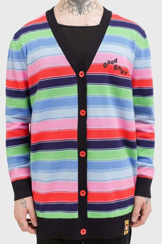 Killstar Cardigans Women Good Guys Finish Last Knit Cardigan