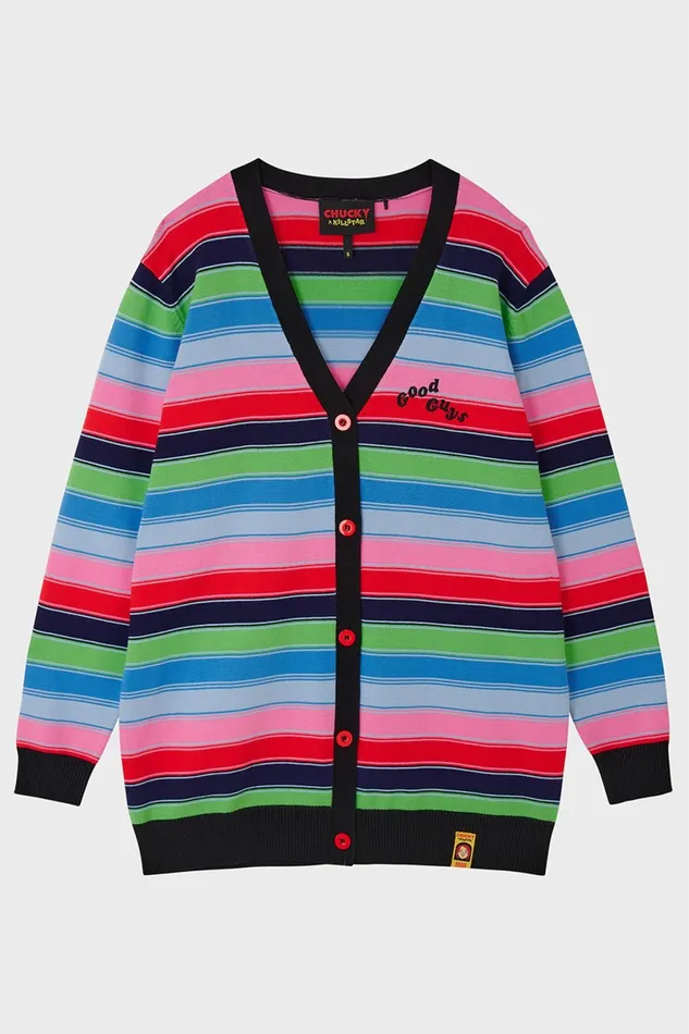 Killstar Cardigans Women Good Guys Finish Last Knit Cardigan
