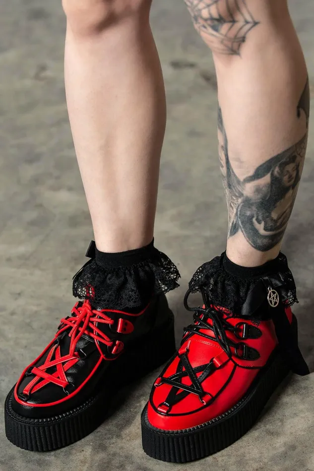 Killstar Creepers Women Hexellent Creepers BLACKRED
