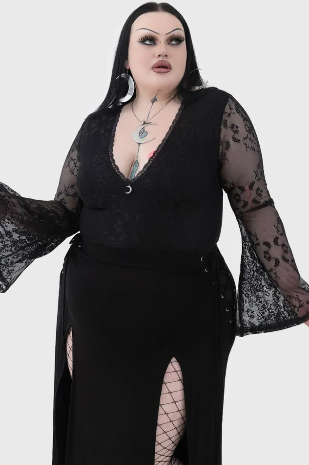 Killstar Crop Women Serphent Top