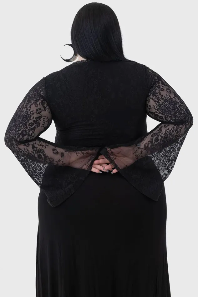 Killstar Crop Women Serphent Top