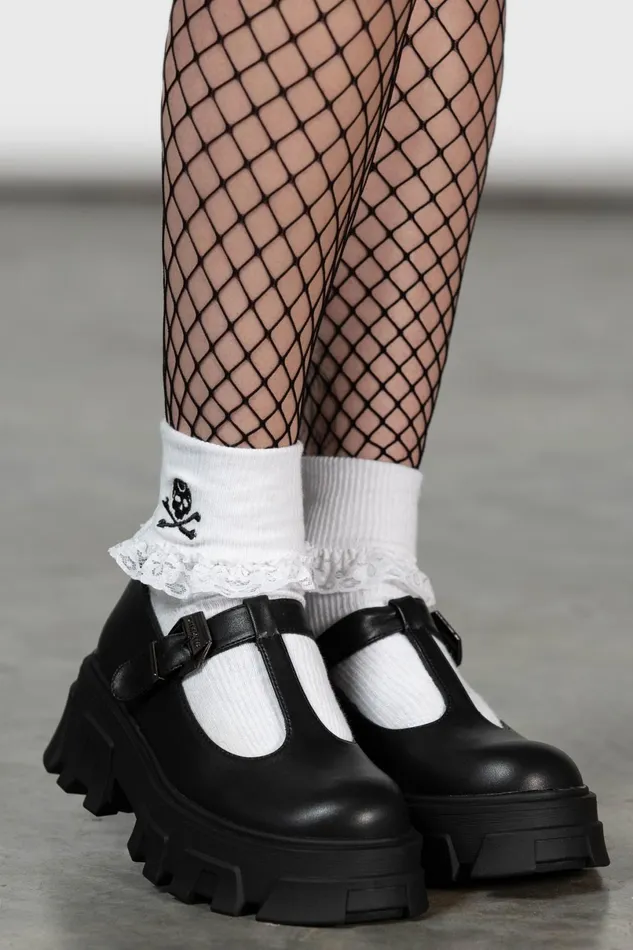 Killstar Flats and Trainers Women Eclipse Mary Janes