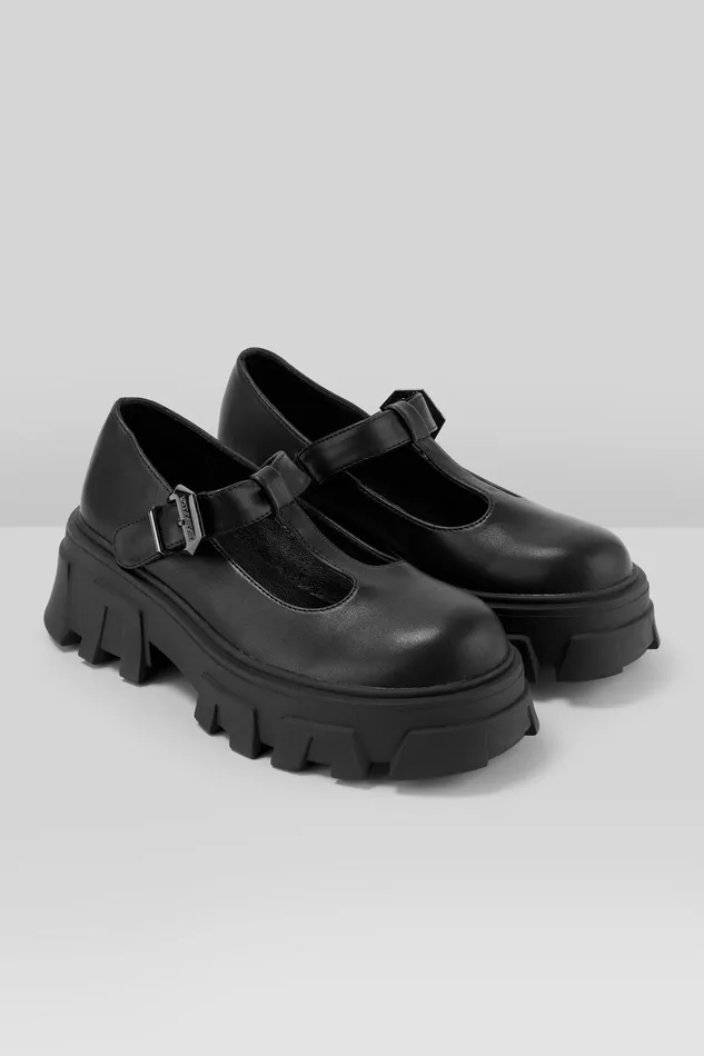 Killstar Flats and Trainers Women Eclipse Mary Janes