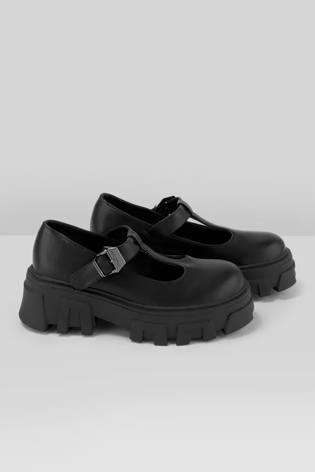 Killstar Flats and Trainers Women Eclipse Mary Janes