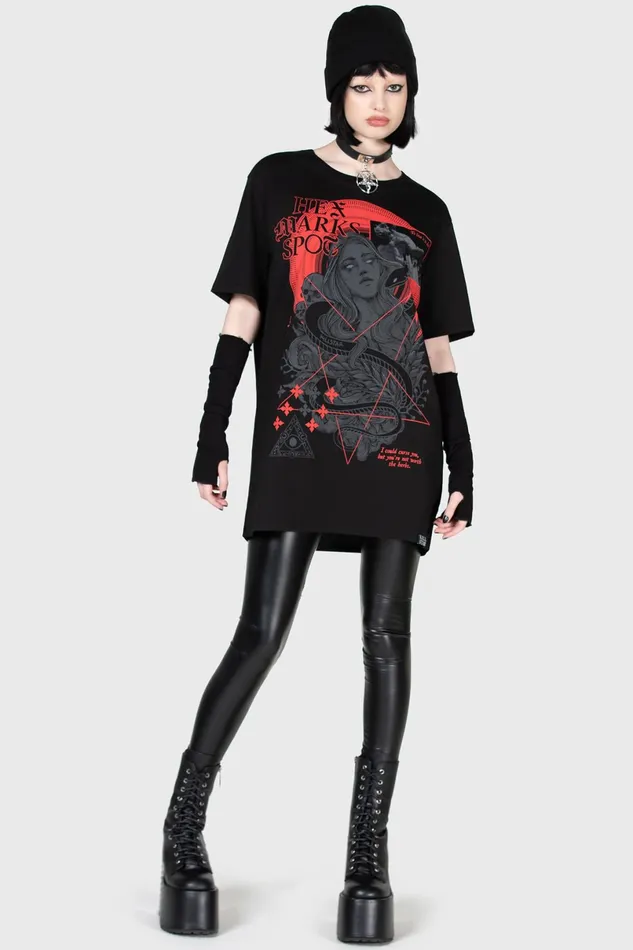 Killstar Graphic Tops Men Hex Marks TShirt