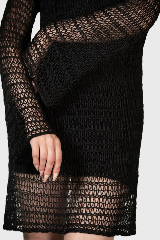 Killstar Knitted Women Rebecca039s Rage Knit Dress