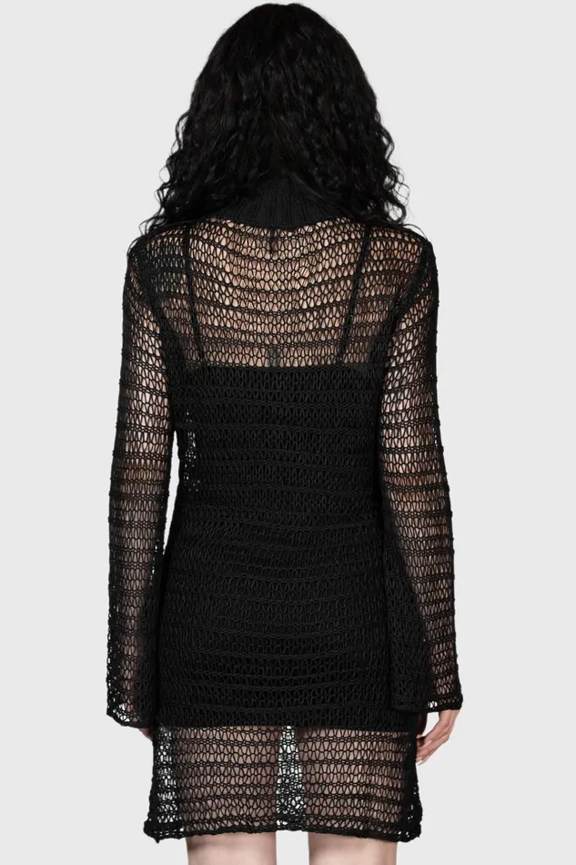 Killstar Knitted Women Rebecca039s Rage Knit Dress