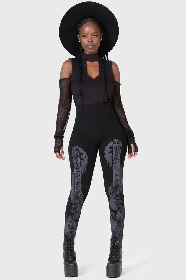 Killstar Leggings Women Candelabrum Leggings