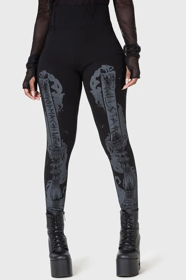 Killstar Leggings Women Candelabrum Leggings