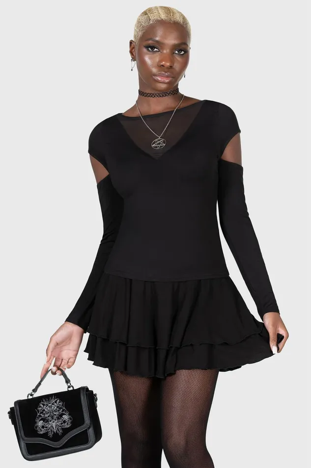 Killstar Long Sleeves Women Devote Thee Top
