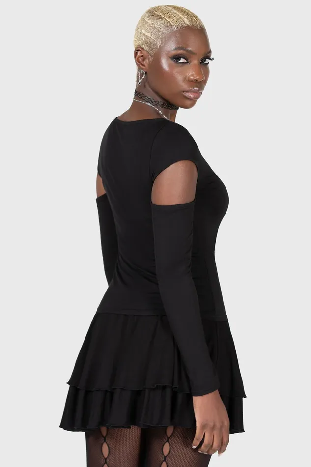 Killstar Long Sleeves Women Devote Thee Top