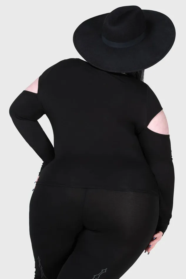 Killstar Long Sleeves Women Devote Thee Top