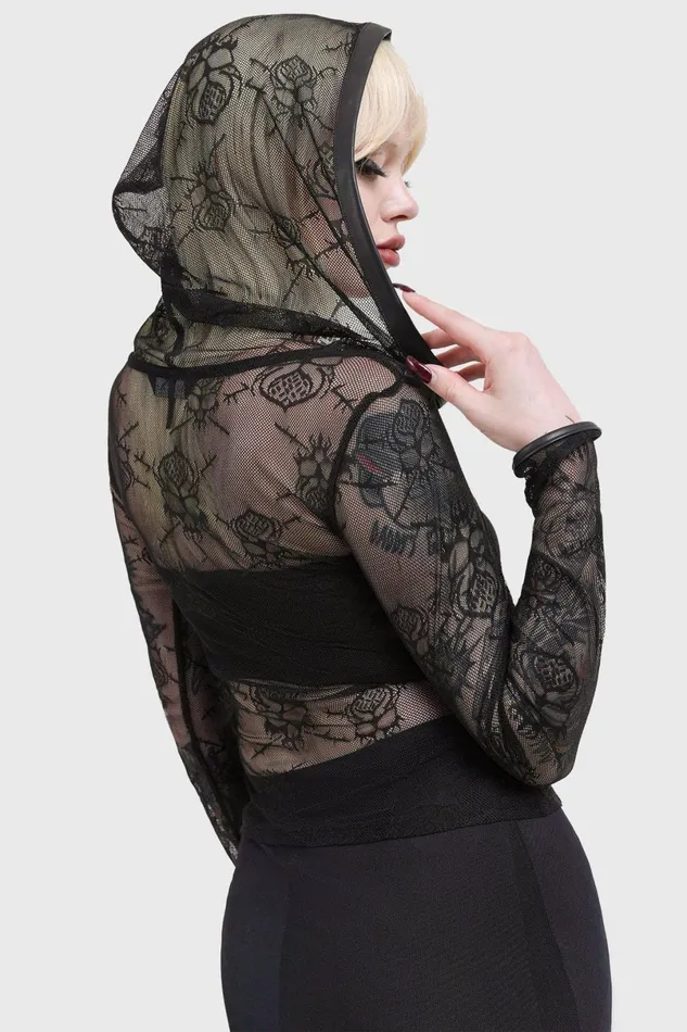 Killstar Long Sleeves Women Miss Guidance Top