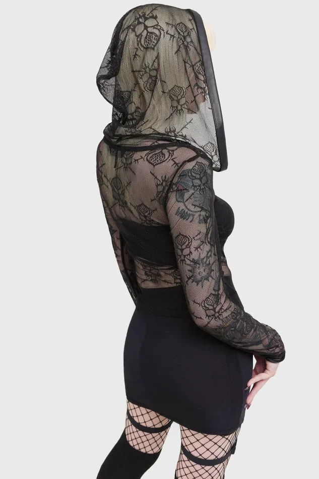 Killstar Long Sleeves Women Miss Guidance Top