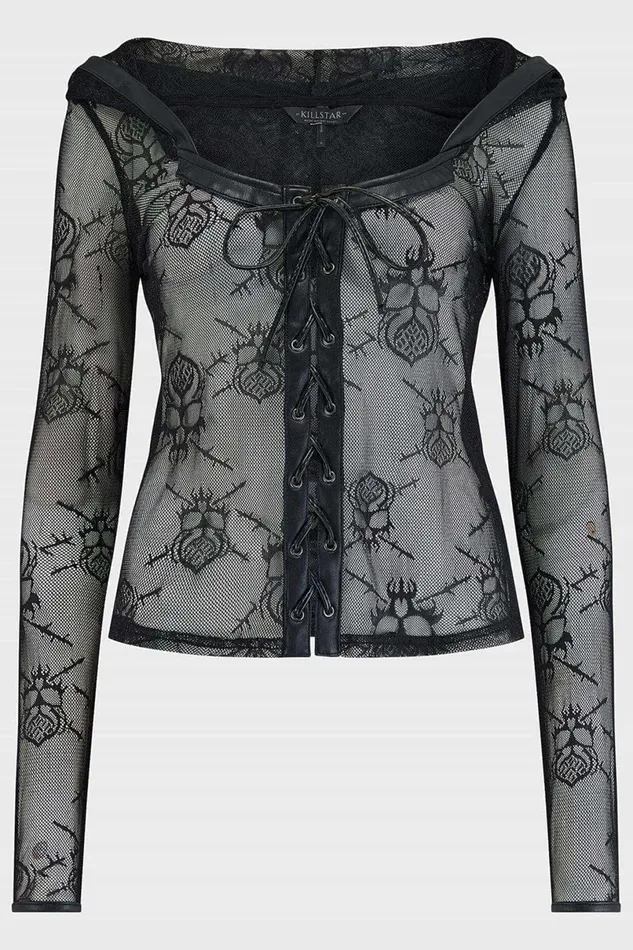 Killstar Long Sleeves Women Miss Guidance Top