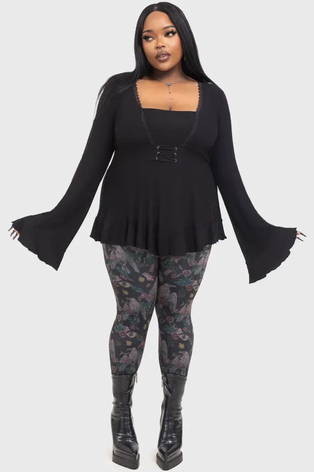 Killstar Long Sleeves Women Voidsworn Top