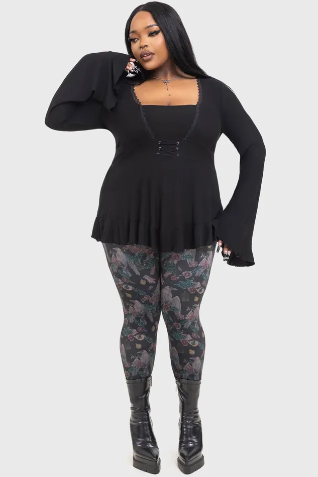 Killstar Long Sleeves Women Voidsworn Top