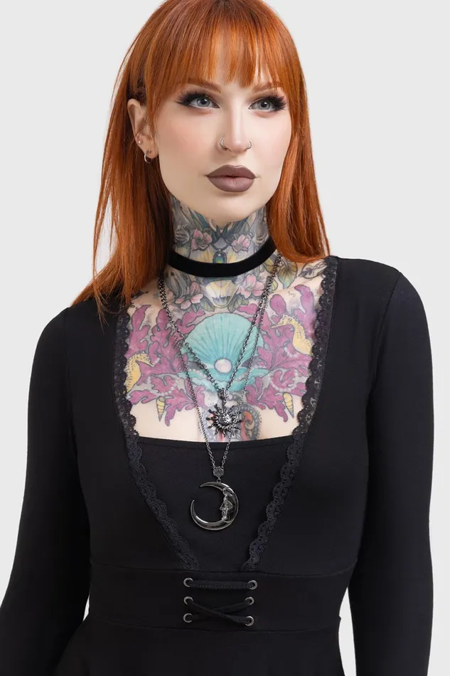 Killstar Long Sleeves Women Voidsworn Top