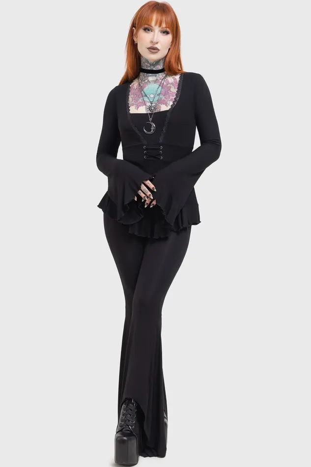 Killstar Long Sleeves Women Voidsworn Top